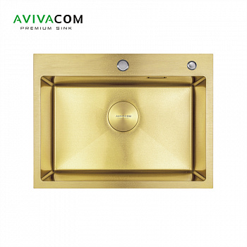 Кухонная мойка AVIVACOM 60*45 Нано-Золото